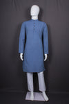 Dark Blue Full Sleeves Long Kurta