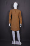 Brown Full Sleeves Long Kurta