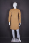 Beige Full Sleeves Long Kurta