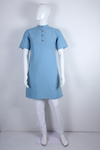 Blue Half Sleeves Long Kurta