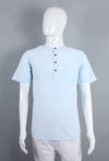 Frost Blue Half Sleeves Short Kurta