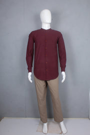 Maroon Full Shirt