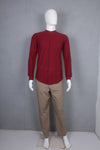 Maroon Full Shirt