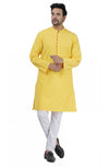 FULL SLEEVES LONG KURTA YELLOW