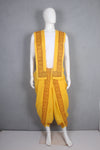 Yellow Dhoti Dupatta with Printed