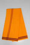 Kesariya Plain Dhoti Dupatta