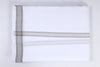 White Dhoti Dupatta with Gray Border