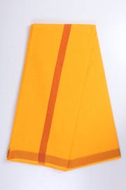 Orange Dhoti Dupatta with Red Border
