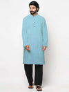 FULL SLEEVES LONG KURTA LIGHT BLUE