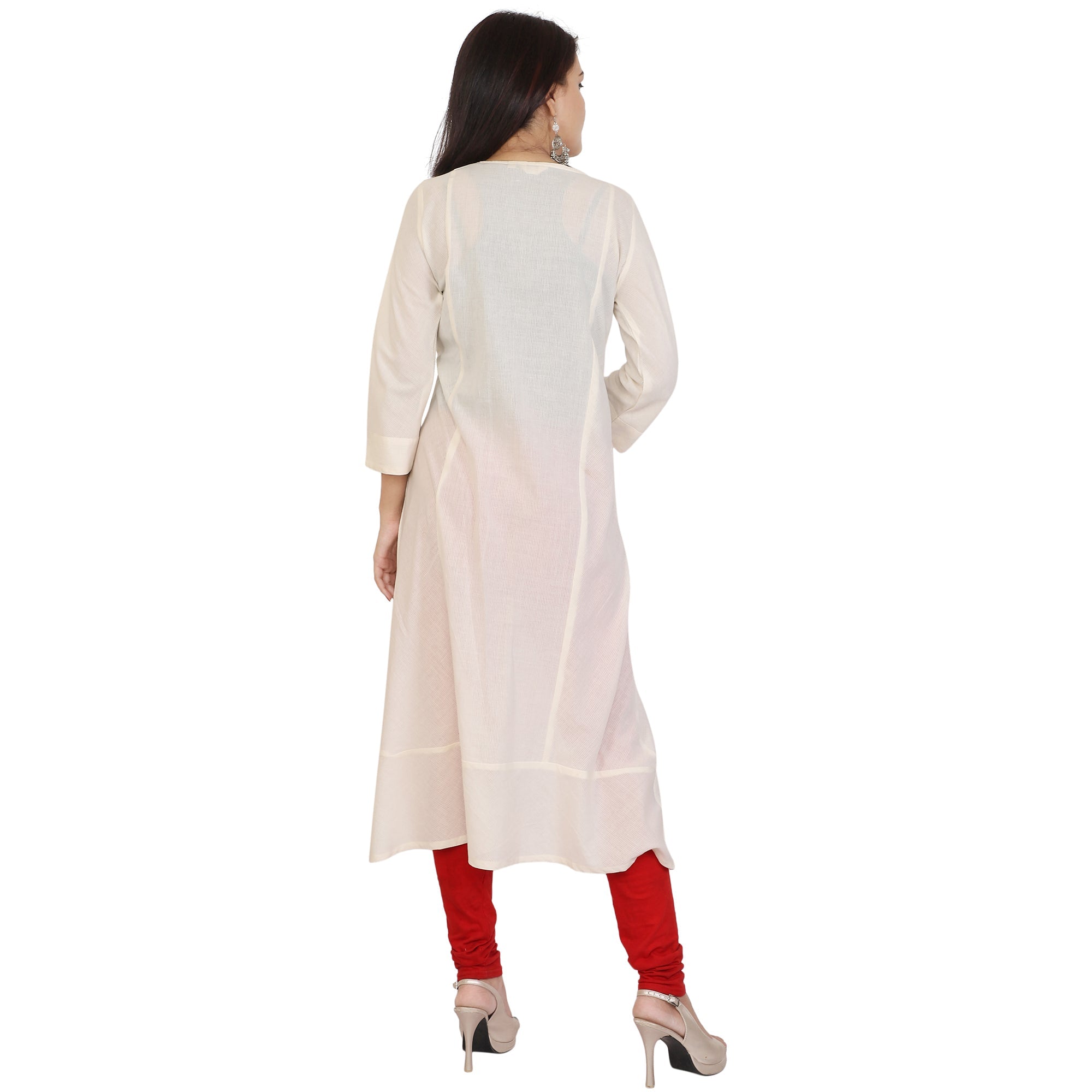 Buy Okhai Flourish OffWhite Hand Embroidered Kurta Pant Set for Women  Online  Tata CLiQ