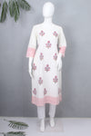 Cream Long Kurti