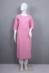 Pink Long Kurti