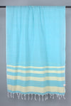 Light Blue Stole with Yellow Stripes