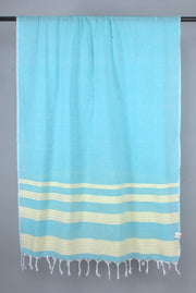 Light Blue Stole with Yellow Stripes