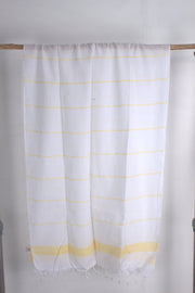White Stole with Yellow Stripes