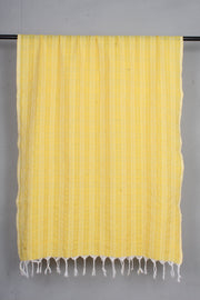 Yellow Stole with Self Check