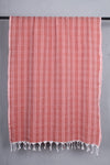 Maroon Stole with Self Check