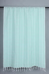 Sea Green Stole with Self Check