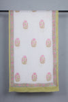 Saganeri Hand Block Printed Stole